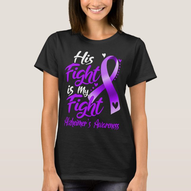 Camiseta Su lucha es la toma de conciencia del Alzheimer (Anverso)