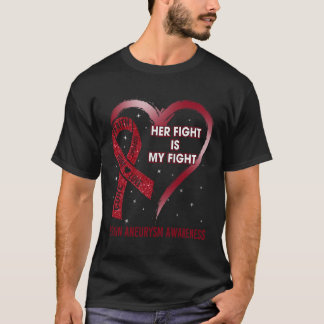 Camiseta Su Lucha Es Mi Aneuralismo Cerebral De Cinta De Pe