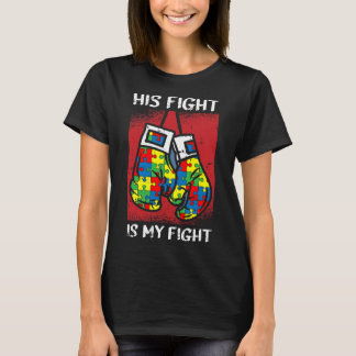 Camiseta Su Lucha Es Mi Boxeo De Concienciación Sobre El Au