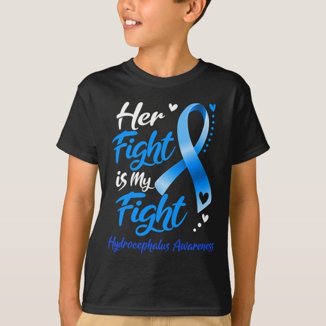 Camiseta Su Lucha Es Mi Cinta De Concienciación Sobre Hidro (Anverso)