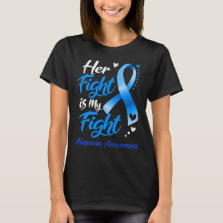 Camiseta Su Lucha Es Mi Cinta De Concienciación Sobre La Al