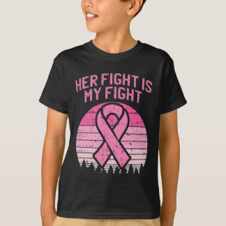 Camiseta Su Lucha Es Mi Combate Con El Cáncer De Mama