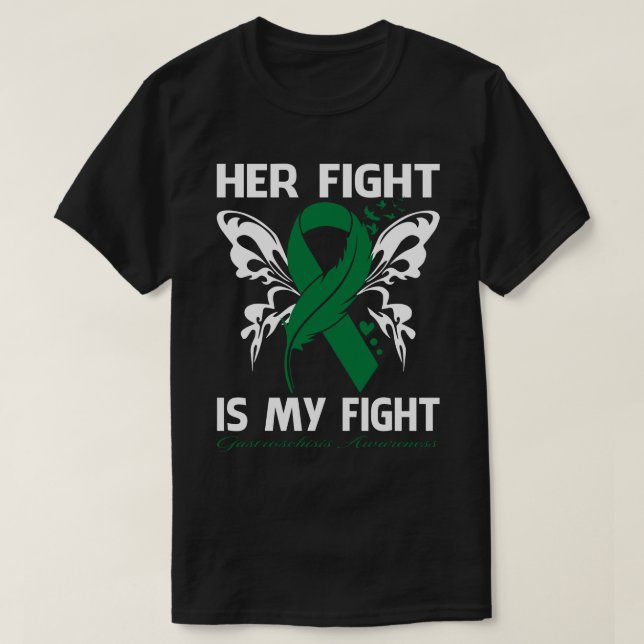 Camiseta Su Lucha Es Mi Conciencia De GASTROSCHISIS Pero Mi (Diseño del anverso)