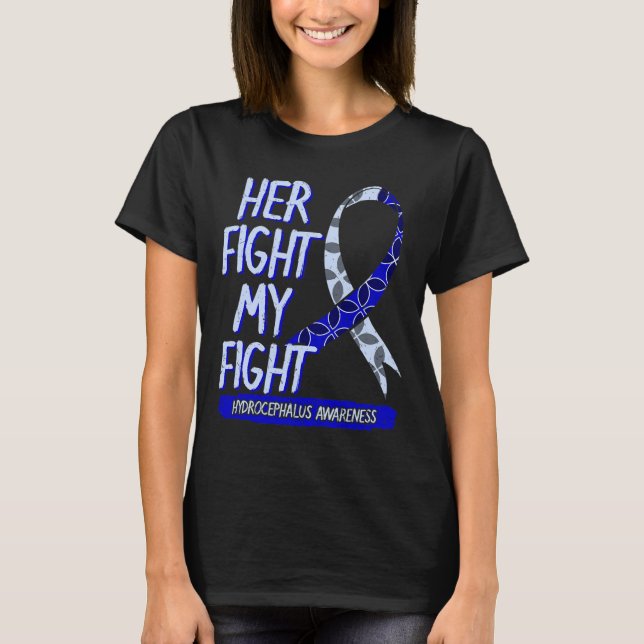 Camiseta Su Lucha Es Mi Conciencia De Hidrocefalia De Lucha (Anverso)