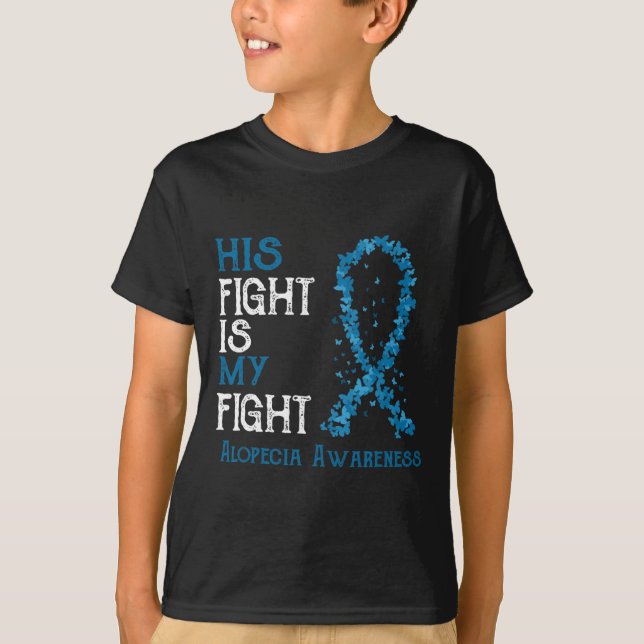 Camiseta Su Lucha Es Mi Conciencia De La Alopecia De La Luc (Anverso)