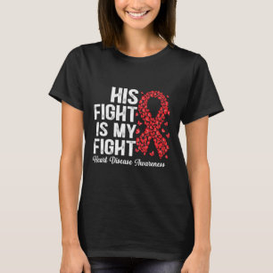 Camiseta Su Lucha Es Mi Conciencia De La Enfermedad Del Cor