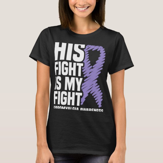 Camiseta Su Lucha Es Mi Conciencia De La Fibromialgia (Anverso)