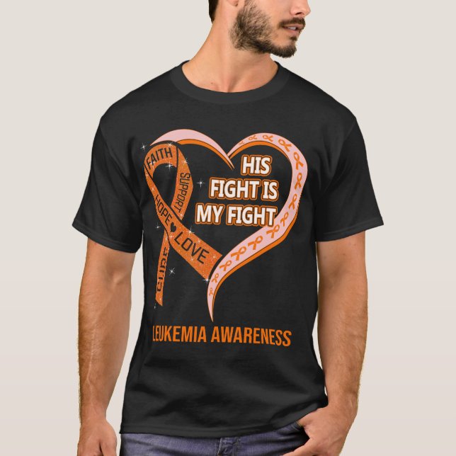 Camiseta Su Lucha Es Mi Conciencia De La Leucemia En La Luc (Anverso)