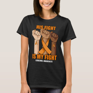 Camiseta Su Lucha Es Mi Conciencia De La Leucemia Mano De L