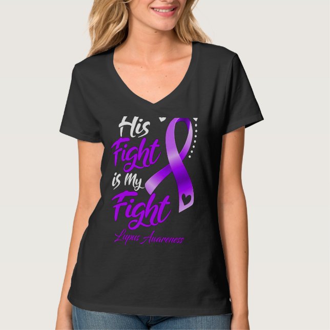 Camiseta Su Lucha Es Mi Conciencia De Lupus. (Anverso)