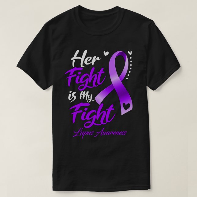 Camiseta Su Lucha Es Mi Conciencia Lupus De La Lucha (Diseño del anverso)
