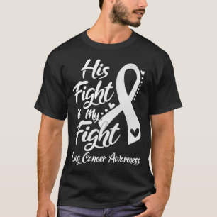 Camiseta Su Lucha Es Mi Conciencia Sobre El Cáncer De Pulmó