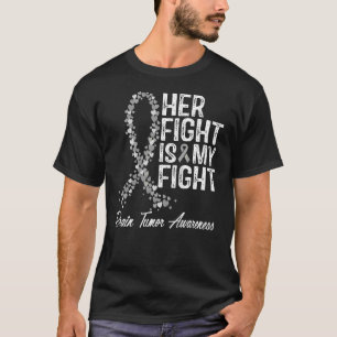Camiseta Su Lucha Es Mi Conciencia Sobre El Tumor Cerebral