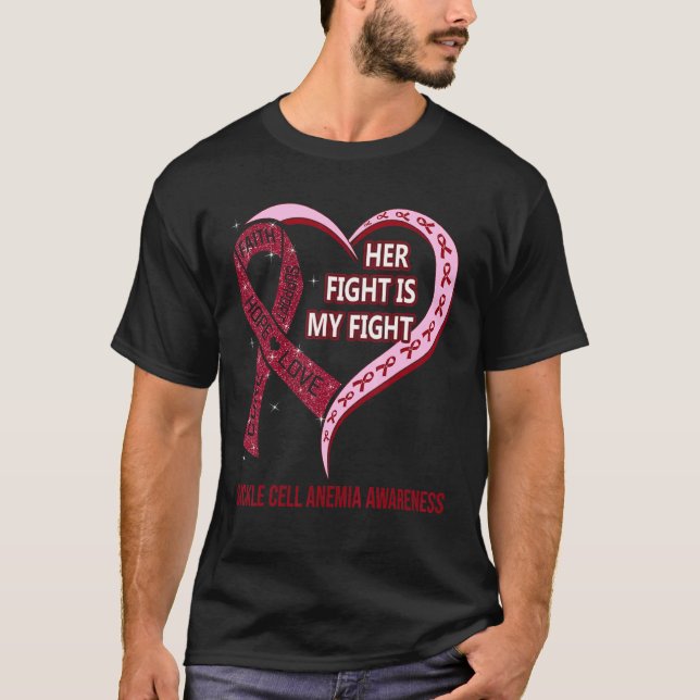 Camiseta Su Lucha Es Mi Conciencia Sobre La Anemia De Las C (Anverso)
