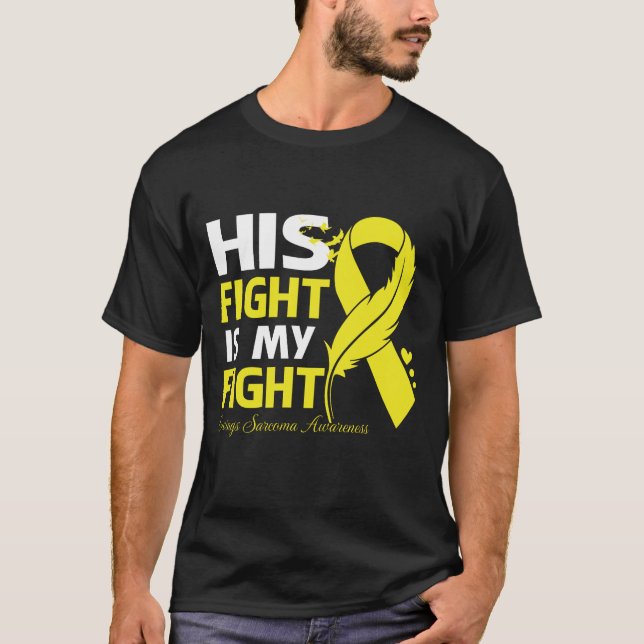 Camiseta Su Lucha Es Mi Fea De Concienciación De SARCOMA (Anverso)