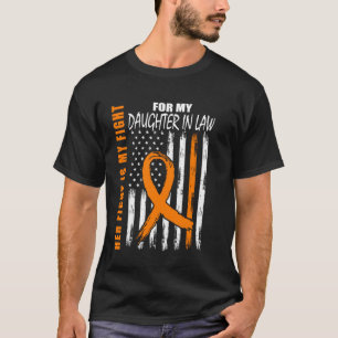 Camiseta Su lucha es mi hija de combate en la ley múltiple 