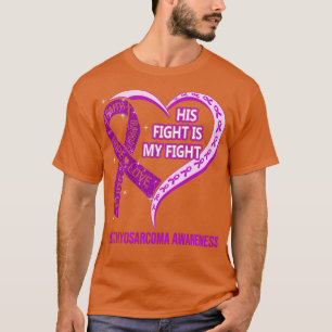 Camiseta Su Lucha Es Mi Leiomyosarcoma De Cinta De Pelea