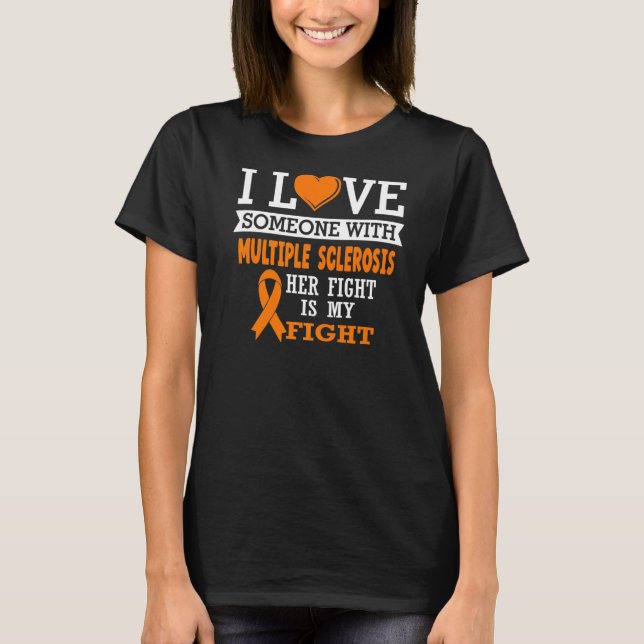 Camiseta Su Lucha Es Mi Lucha Apoyar La Esclerosis Múltiple (Anverso)