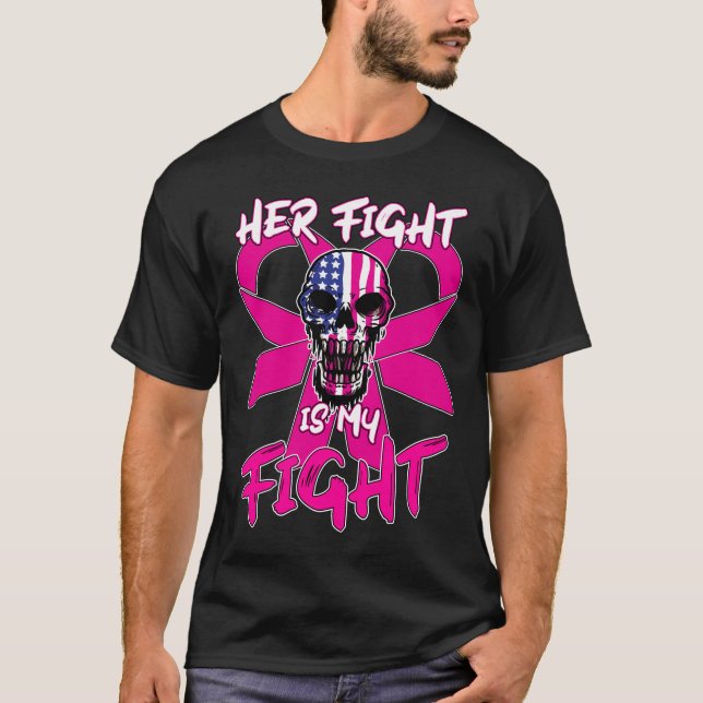 Camiseta Su Lucha Es Mi Lucha - Apoyo Al Cáncer De Mama (Anverso)