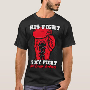 Camiseta Su lucha es mi lucha. Boxeo Boxeador Cáncer de San