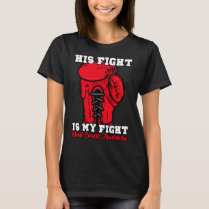 Camiseta Su Lucha Es Mi Lucha. Cáncer de sangre de boxeo de