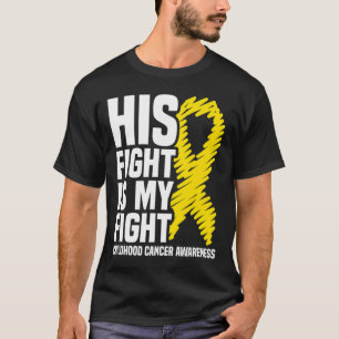 Camiseta Su lucha es mi lucha cinta cáncer infantil conscie