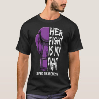 Camiseta Su lucha es mi lucha Conciencia del Lupus Púrpura