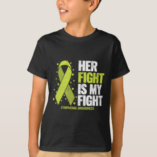 Camiseta Su lucha es mi lucha Conciencia sobre el cáncer de