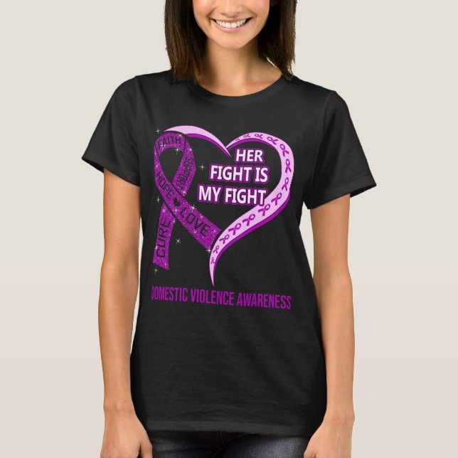 Camiseta Su Lucha Es Mi Lucha Concienciación Sobre La Viole (Anverso)