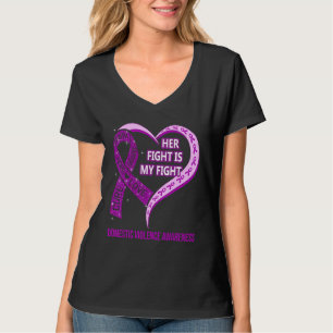 Camiseta Su Lucha Es Mi Lucha Concienciación Sobre La Viole