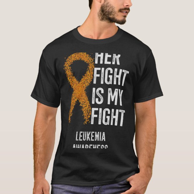 Camiseta Su Lucha Es Mi Lucha Concienciación Sobre Leucemia (Anverso)