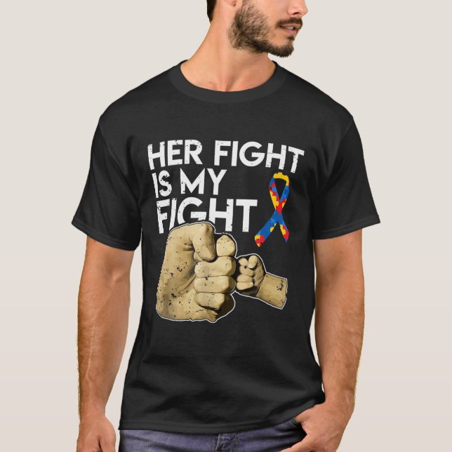 Camiseta Su Lucha Es Mi Lucha Concienciar A La Hija Mo (Anverso)