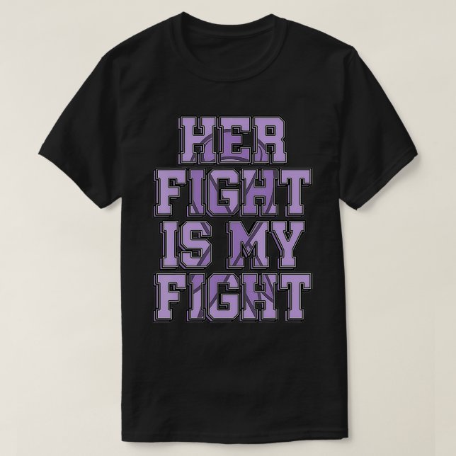 Camiseta Su Lucha Es Mi Lucha Concientización Sobre El Cánc (Diseño del anverso)