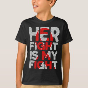 Camiseta Su Lucha Es Mi Lucha Congénita De Defectos Cardíac