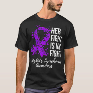 Camiseta Su Lucha Es Mi Lucha Consciente Del Linfoma Hodgki