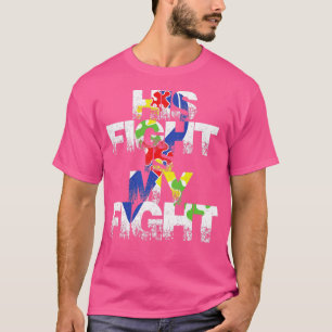 Camiseta Su lucha es mi lucha contra el autismo, concientiz