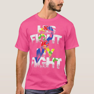 Camiseta Su lucha es mi lucha contra el autismo, concientiz