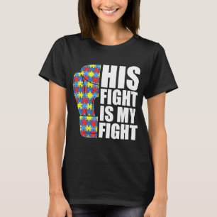 Camiseta Su Lucha Es Mi Lucha Contra El Autismo Del Guante 