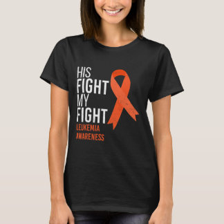 Camiseta Su lucha es mi lucha contra el cáncer de leucemia