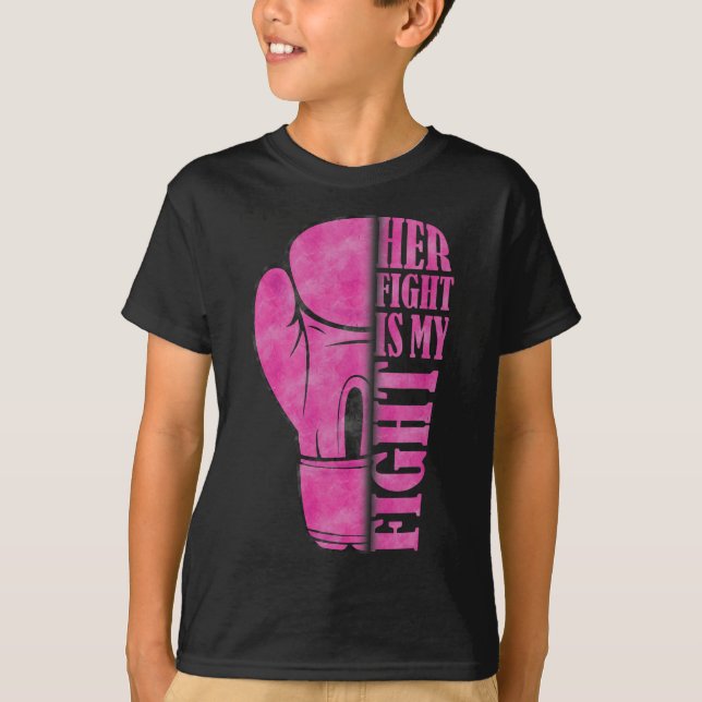 Camiseta Su lucha es mi lucha contra el cáncer de mama (Anverso)