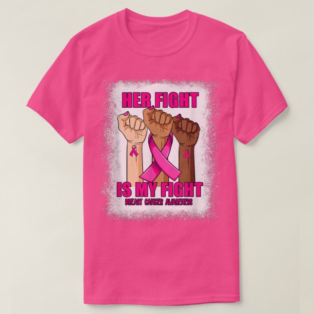 Camiseta Su Lucha Es Mi Lucha Contra El Cáncer De Mama (Diseño del anverso)