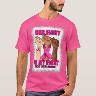 Camiseta Su Lucha Es Mi Lucha Contra El Cáncer De Mama