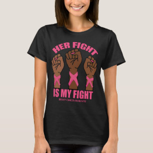Camiseta Su Lucha Es Mi Lucha Contra El Cáncer De Mama