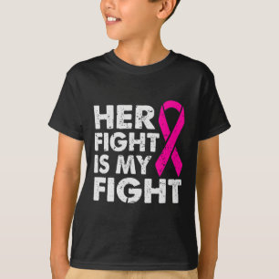 Camiseta Su lucha es mi lucha contra el cáncer de mama