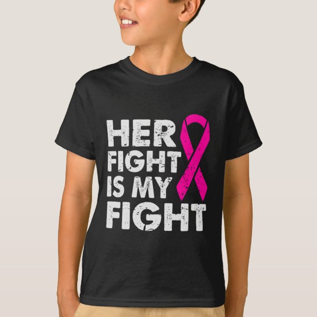 Camiseta Su lucha es mi lucha contra el cáncer de mama (Anverso)