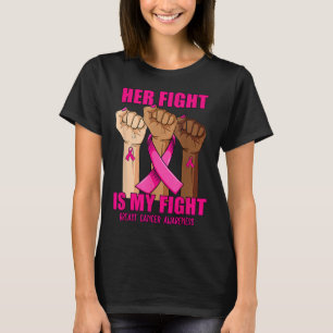 Camiseta Su lucha es mi lucha contra el cáncer de mama