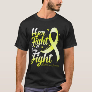 Camiseta Su lucha es mi lucha contra el cáncer de pulgas
