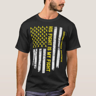 Camiseta Su lucha es mi lucha contra el cáncer de sarcoma C