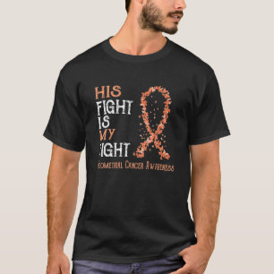 Camiseta Su lucha es mi lucha contra el cáncer endometrial