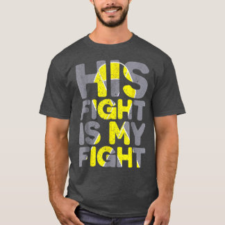 Camiseta Su lucha es mi lucha contra el cáncer infantil